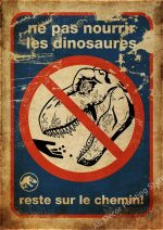 Poster mural dinosaure coloré pour décoration intérieure - vue 4