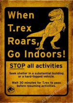 Poster mural dinosaure coloré pour décoration intérieure - vue 8