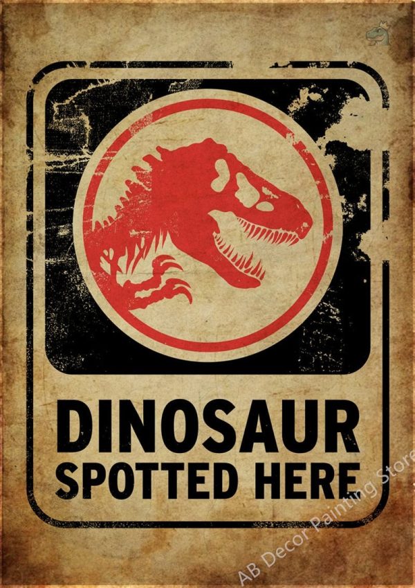 Poster mural dinosaure coloré pour décoration intérieure - vue 23