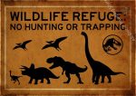 Affiche murale d'un dinosaure, décoratif et éducatif