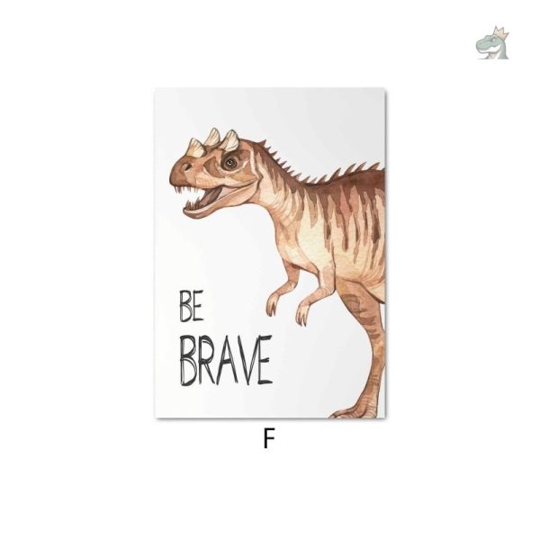 Affiche colorée des différents types de dinosaures