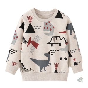 Pull dinosaure pour enfant, design amusant et coloré