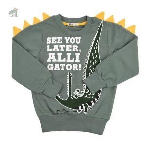 Sweat à capuche pour enfant avec motif T-Rex