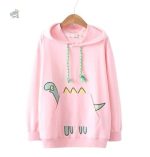 Pull dinosaure femme rose, style amusant et décontracté