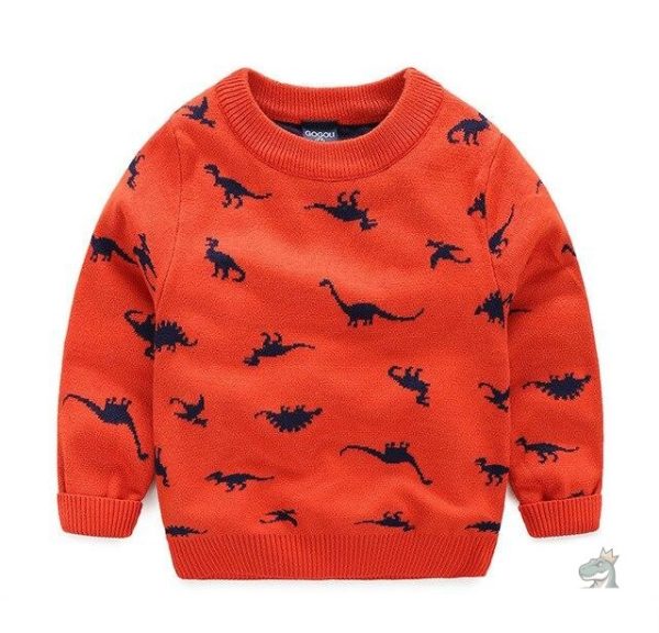pull-dinosaure-fille-1 Pull Dinosaure pour enfants, un vêtement amusant et coloré
