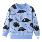 Pull dinosaure pour garçon, style amusant et coloré