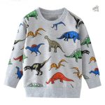 Sweat Dinosaure garçon, style jurassique