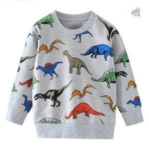 Sweat Dinosaure garçon, style jurassique