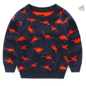 Pull Dinosaures pour enfants, design amusant et coloré