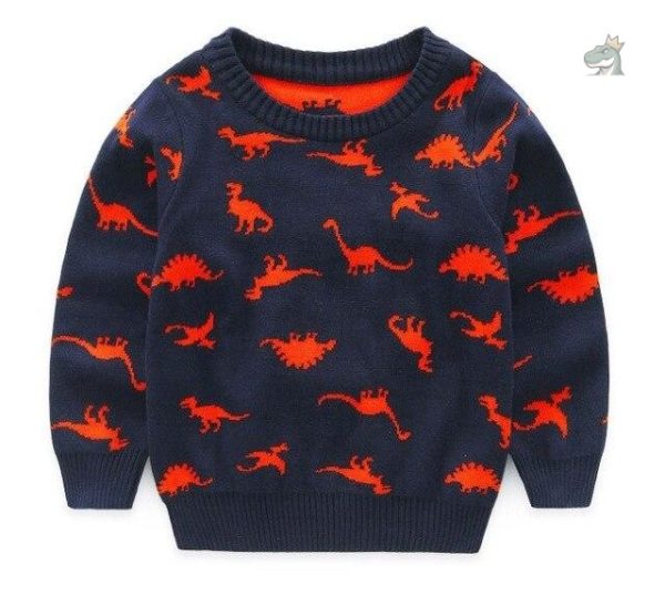 pull-enfants-dinosaures-1 Pull Dinosaures pour enfants, design amusant et coloré