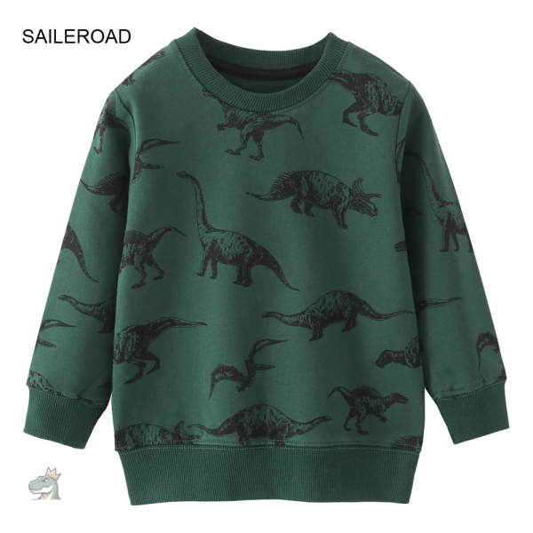 pull-motif-dinosaures-enfants-1 Sweat Dinosaure pour enfants, pull motif amusant