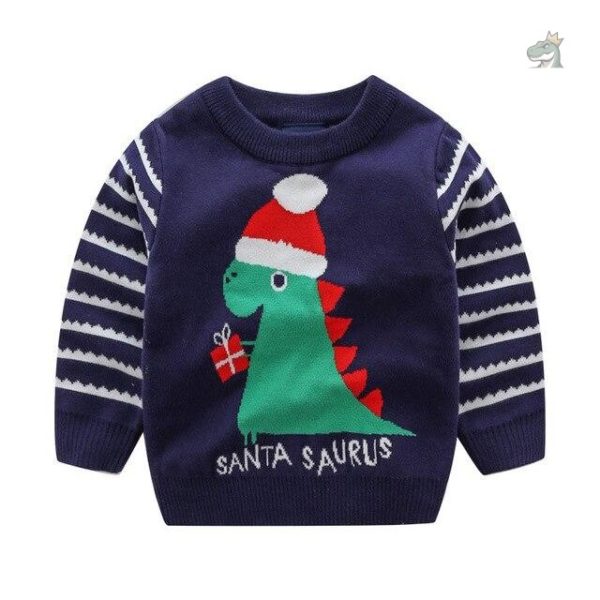 Pull Dinosaure au design festif