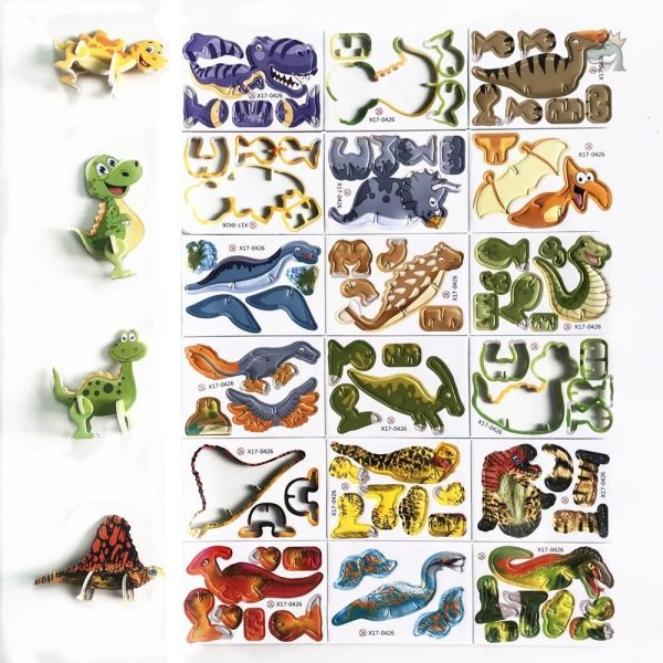 puzzle-3d-dinosaure-4ans-1 Puzzle 3D Dinosaure pour enfants de 4 ans