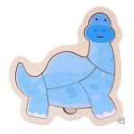 Puzzle Dinosaure en bois pour bébés