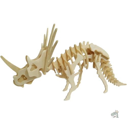 puzzle-bois-dinosaure-1 Puzzle Dinosaure en bois Styracosaurus pour les passionnés de préhistoire