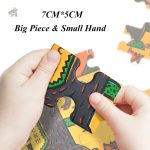 Puzzle amusant avec des dinosaures, idéal pour les jeunes aventuriers