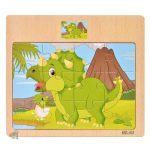 Puzzle dinosaure Triceraptor pour enfants de 6 ans