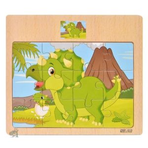 Puzzle dinosaure Triceraptor pour enfants de 6 ans