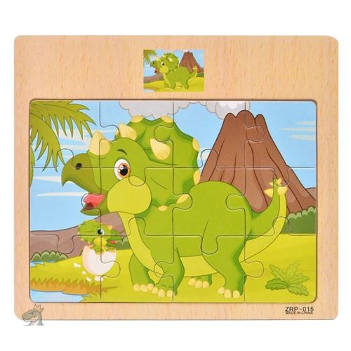 puzzle-dinosaure-6-ans-1 Puzzle dinosaure Triceraptor pour enfants de 6 ans