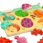 Jeu de puzzle Dinosaure, stimule la créativité des bébés