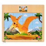 Puzzle Dinosaure en bois pour enfants