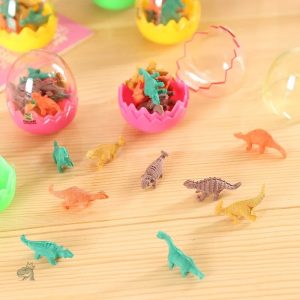 Puzzle Dinosaure en bois jaune avec chiffres