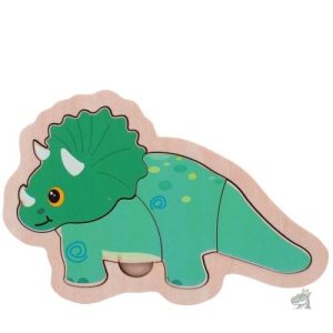 Puzzle Dinosaure en bois
