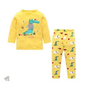 Pyjama Dinosaure 2 pièces pour fille