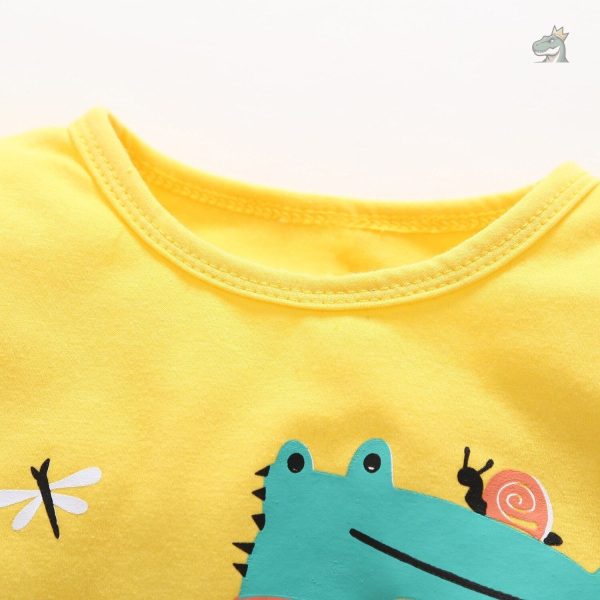 Pyjama amusant dinosaure en deux pièces
