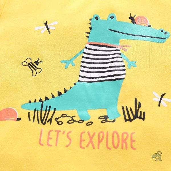Tenue de nuit fille avec design dinosaure