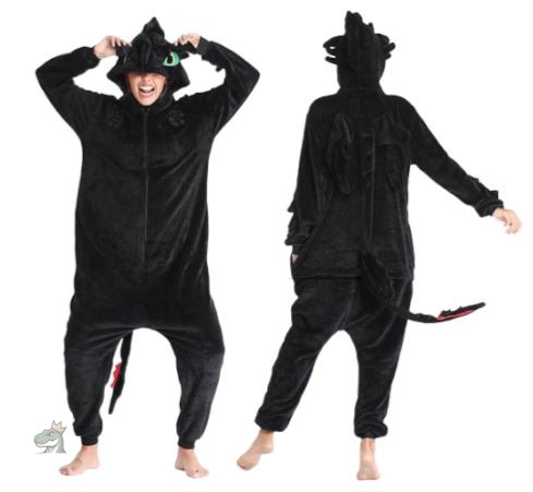 pyjama-costume-adulte-dinosaure-1 Pyjama Dinosaure adulte en flanelle confortable