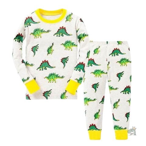 pyjama-de-dinosaure-1 Pyjama dinosaure coloré avec motifs de dinosaures amusants