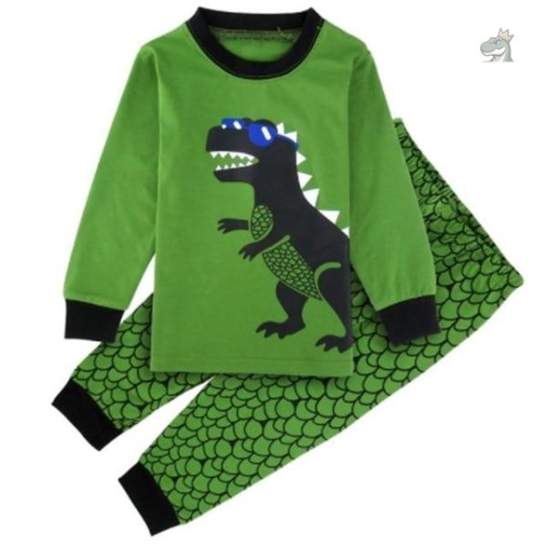 pyjama-dinosaure-3-ans-1 Pyjama dinosaure pour enfant de 3 ans, design amusant