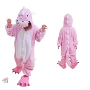 Pyjama dinosaure rose pour enfants, confort et style