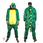 Ensemble de nuit sur le thème des dinosaures