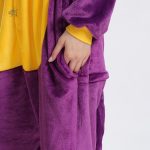 Pyjama enfant violet à thème dinosaure