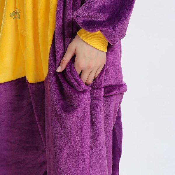 Pyjama enfant violet à thème dinosaure