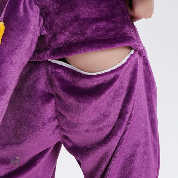 Pyjama violet pour nuits paisibles avec dinosaures