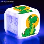 Cube réveil dinosaure idéal pour la nuit