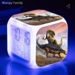 Cube design réveil dinosaure coloré et ludique - vue 4