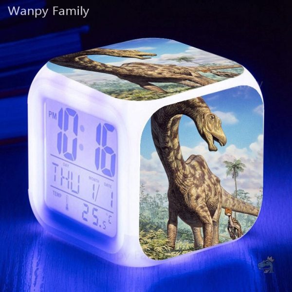 Cube design réveil dinosaure coloré et ludique - vue 5