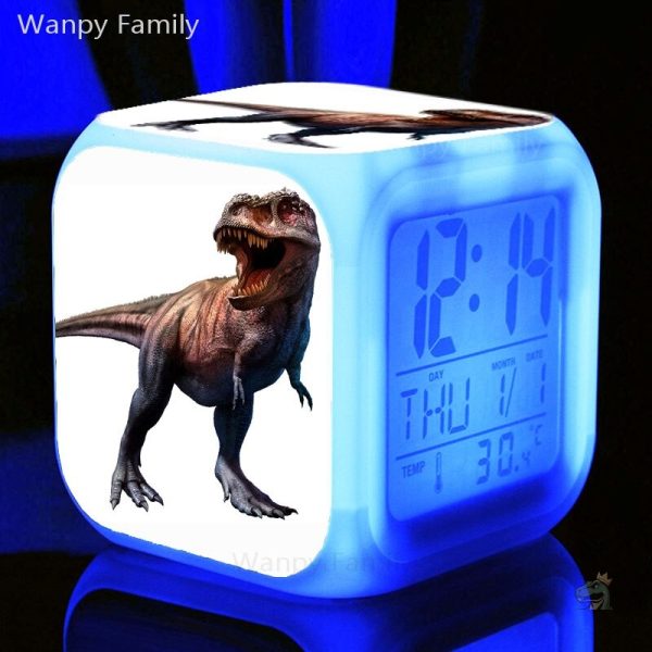 Réveil dinosaure compact pour les enfants
