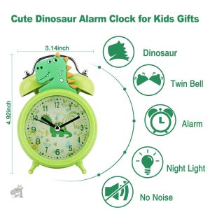 Réveil dinosaure amusant pour les petits