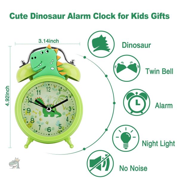 Réveil dinosaure amusant pour les petits