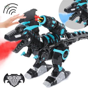 Cyber dinosaure télécommandé en action