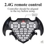 Interaction entre le dinosaure et la télécommande