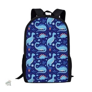 Sac à dos dinosaure bleu pour enfants