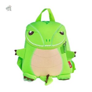 Sac à dos dinosaure vert pour enfants