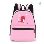 Cartable avec motifs de dinosaures joyeux