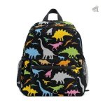 Sac Dinosaure noir, cartable tendance pour enfants